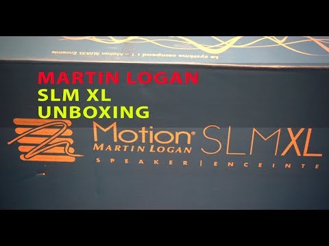 Quick Unboxing Martin Logan Motion SLM XL Speakers