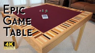Making a Scrap Wood Folding Card Table