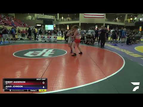 152 Lbs Cons. Round 3 - Emery Anderson, AR Vs Avari Johnson, KS 12b8