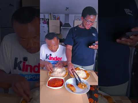 My wife has collected my plate of rice, this is unacceptable #food #mukbang