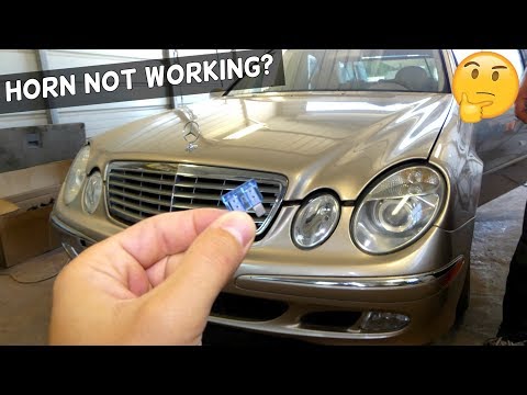 MERCEDES W211 HORN NOT WORKING FUSE LOCATION