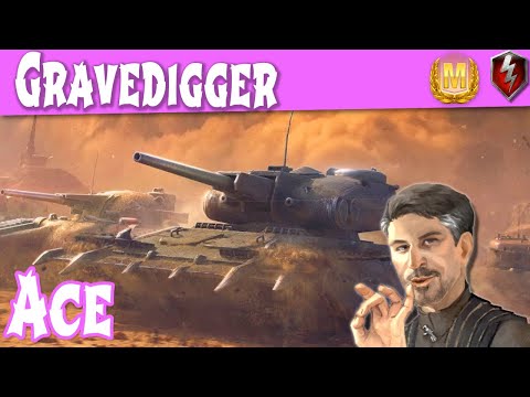 WOT Blitz - Summer Mastery  - Gravedigger 3090 dmg 4 kill ACE