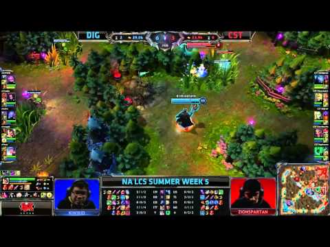Dignitas (DIG) vs Team Coast (CST) || NA LCS Summer 2013 W5D2 || Full Game HD
