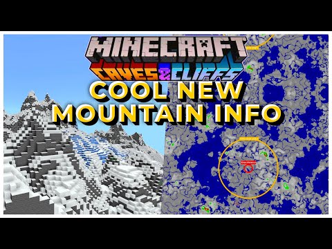 Great New Mountain Generation Information | Minecraft Caves & Cliffs Update