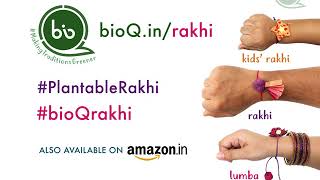 BioQ Plantable rakhis. Order now on bioq.in/rakhi