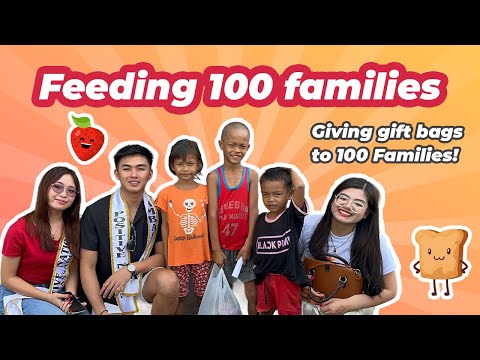 Feeding over 100 families
