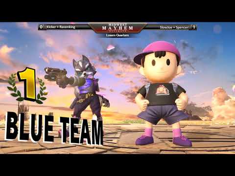 Kicker + Ravenking vs SlowJoe + Spencer - Midwest Mayhem Ultimate Doubles Losers Quarters