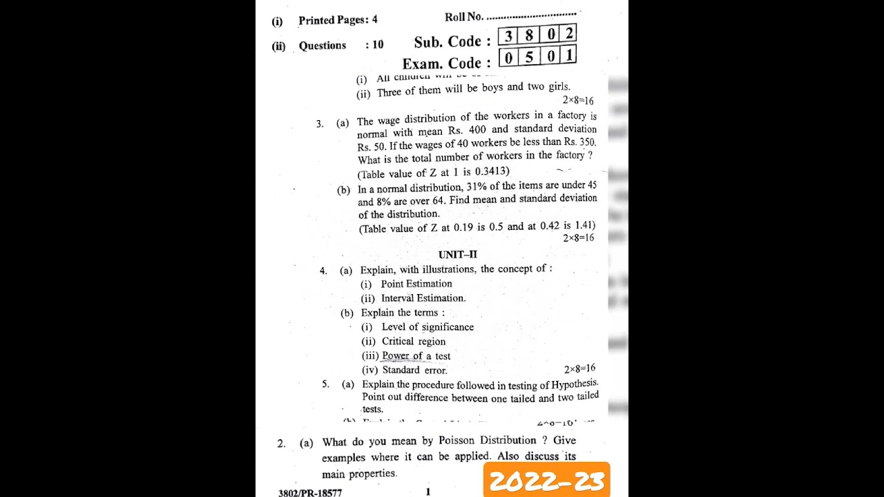 M.Com1, Sem1, Latest Question Papers 2022-23  PDF ALSO AVAILABLE.