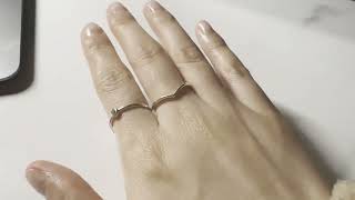 PANDORA Sparkling Wishbone Heart Ring Quick Review