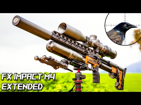 FX Impact M4 Extended | Hochleistungsjagd | 34gr Geschosse | Große Reichweite | Luftgewehr-Schädl...