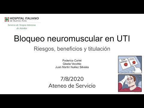 Ateneo: Bloqueo neuromuscular en UCI