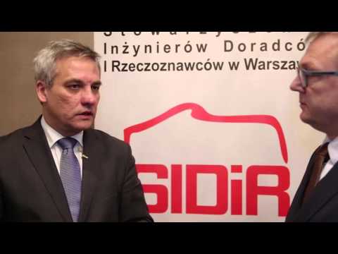 Konferencja SIDiR - Wywiad z Jerzym Szmitem, Wiceministrem Infrastruktury i Budownictwa 