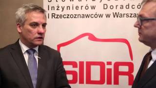 Konferencja SIDiR - Wywiad z Jerzym Szmitem, Wiceministrem Infrastruktury i Budownictwa 