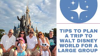 Guide to Planning a Walt Disney World Vacation for a Large Group