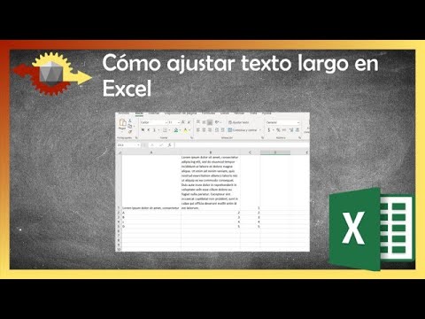 Cómo ajustar un texto largo en una celda de Excel
