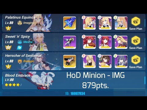 [HI3 SEA] EX Redlotus 407D | HoD Minion - IMG environment | PE, SnS, HoS - 879pts.