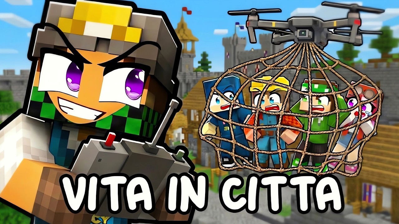 HO CATTURATO I MIEI AMICI CON UN DRONE  - VITA IN CITTÀ 1 REMAKE #56