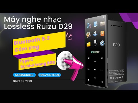 máy nghe nhạc ruizu d29 8gb