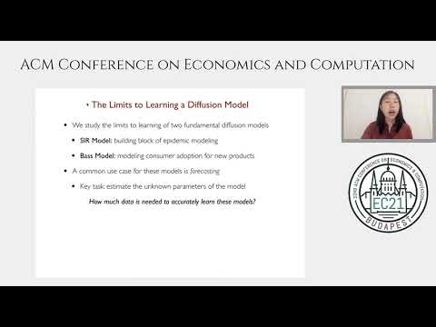 EC'21 Flash Video: The Limits to Learning a Diffusion Model