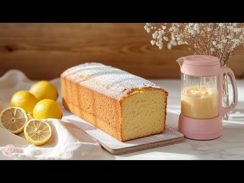 Ultra‑Moist Lemon Cake with Blender