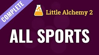 How to make ALL SPORTS in Little Alchemy 2