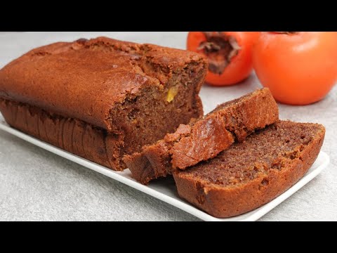 The Easiest Persimmon Loaf Cake Recipe – Moist, Easy, Delicious, and No Electric Mixer Needed!