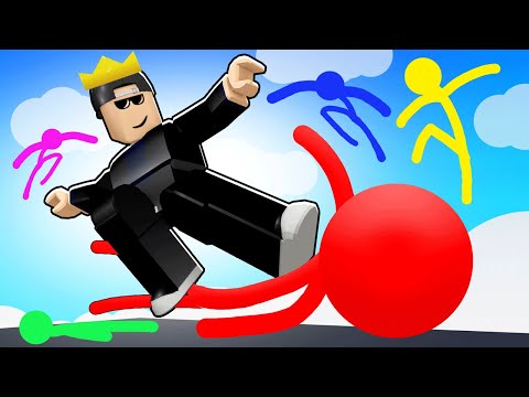 I Cheated using ADMIN COMMANDS in Roblox Stick Fight