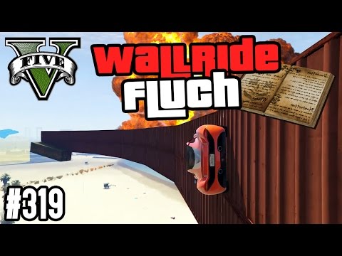 VERFLUCHTER FLIP WALLRIDE - KRASSES SKY RENNEN! (+DOWNLOAD) | GTA V - CUSTOM MAP RENNEN