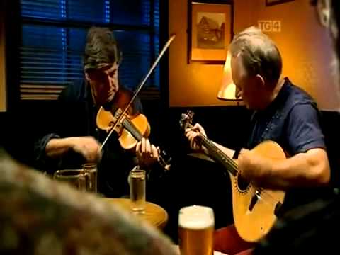 donal lunny and paddy glackin - paddy taylors and kiss the maid behind the barrel TG4 TV ireland kie