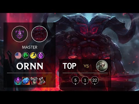 Ornn Top vs Camille - NA Master Patch 11.15