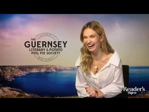 Lily James: The Guernsey Literary and Potato Peel Pie Society Interview