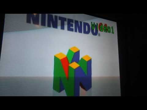 RARE NINTENDO 64 DD STARTUP ON TV