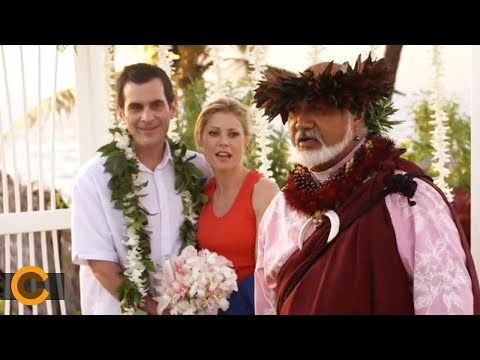 Phil Surprises Claire With A Hawaii Wedding - Modern Family S01E23 (Comedy Clips)