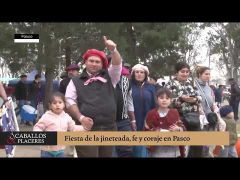 Fiesta de la jineteada, fe y coraje en Pasco-Parque Brochero Niño en Villa Santa Rosa
