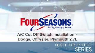 AC Cut Off Switch Installation