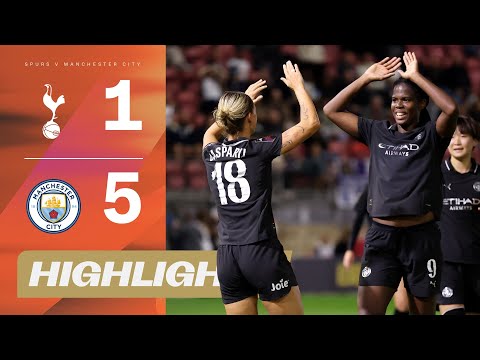 Man City Score Five! | Tottenham Hotspur v Manchester City Highlights| Barclays WSL 25/26