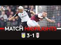 HIGHLIGHTS | Aston Villa 3-1 Fulham | Defeat On The Road