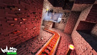 BIKIN TEROWONGAN MINING UNTUK MENCARI SURGA DIAMOND ! Underground Survival #6