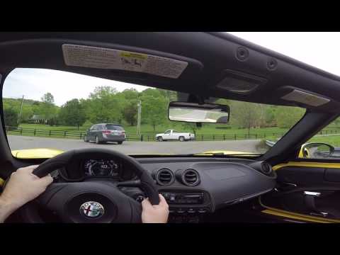 2016 Alfa Romeo 4C Spider POV Test Drive