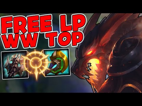 WARWICK TOP LANE DOMINATION (15MIN FF) - League of Legends