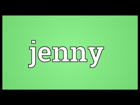 Jenny Meaning