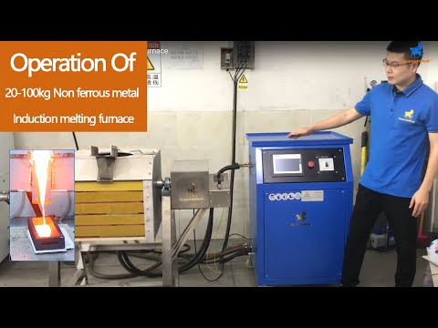20-100kg Non ferrous metal Induction melting furnace