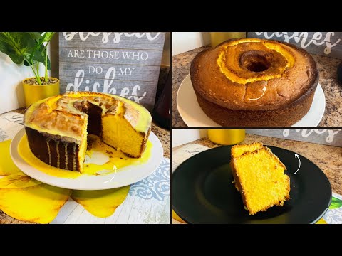 How To Make A Lemon Pudding Pound Cake| Homemade From Scratch |Deliciously  Good!