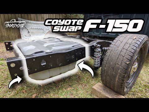 Giant 38 Gallon Gas Tank for our Coyote Swap F150.