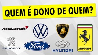 As Empresas Donas das Marcas de Carros