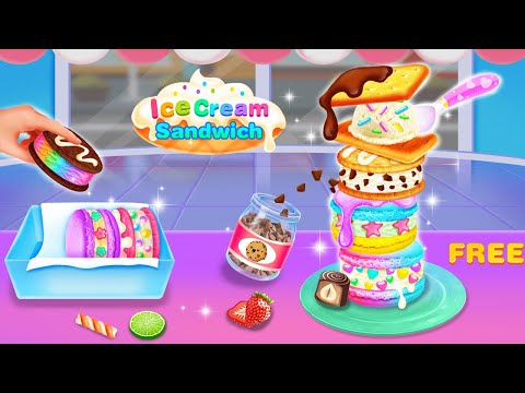 Icecream Sandwich Shop-Cooking Games for Girls Video