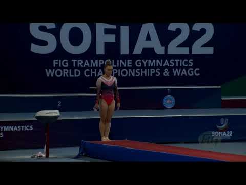 KEALY Megan (GBR) W - 2022 Trampoline Worlds, Sofia (BUL) - Q2 Tumbling