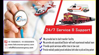 Train Ambulance from Patna to Delhi, Mumbai by Falcon Emergency