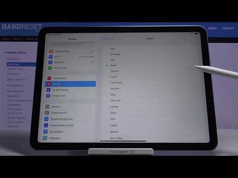 How to Change Text Tone on Apple iPad Air (2020) -  Manage System Sounds on iOS