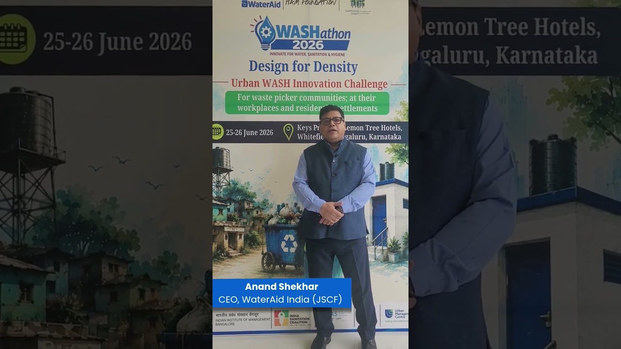 Making Urban WASH a 'Jan Andolan' | Anand Shekhar, CEO WaterAid India